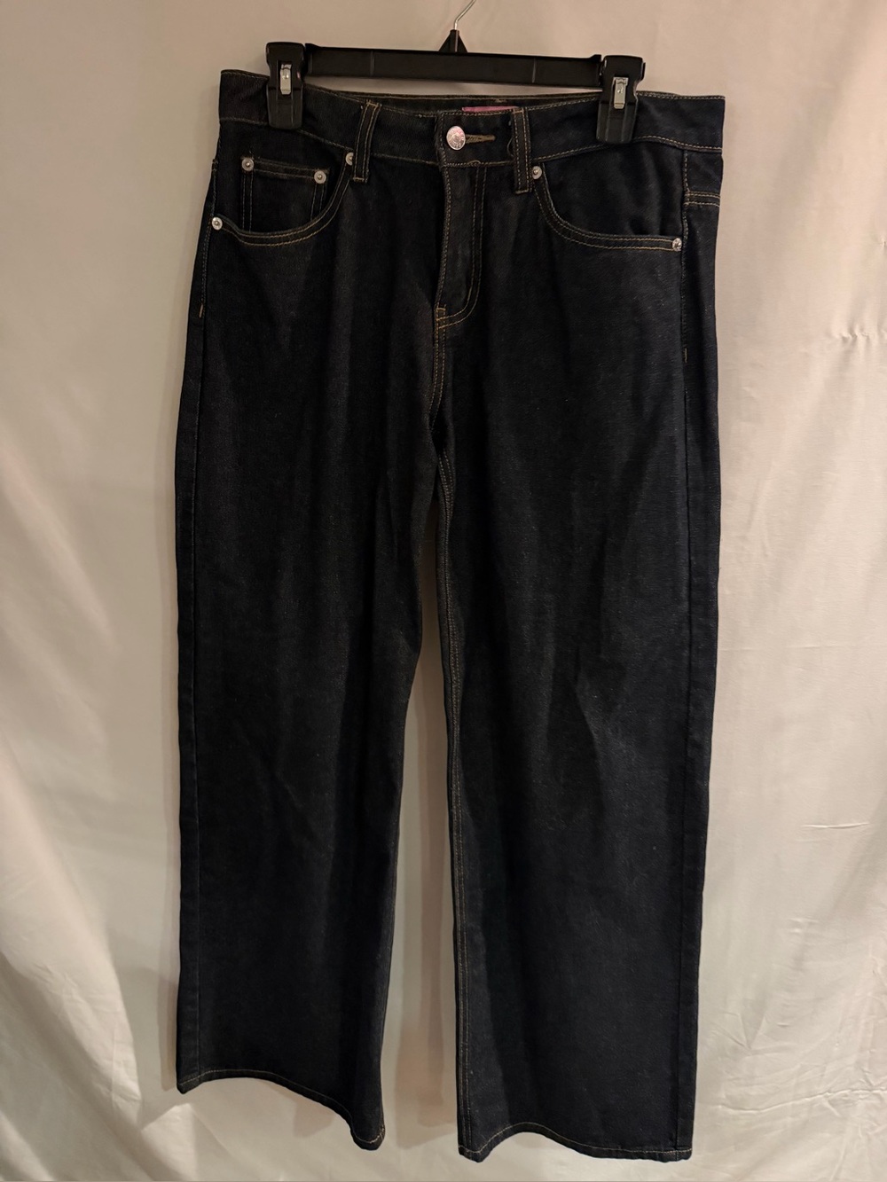 Edikted Black Wide-Leg Flare Jeans